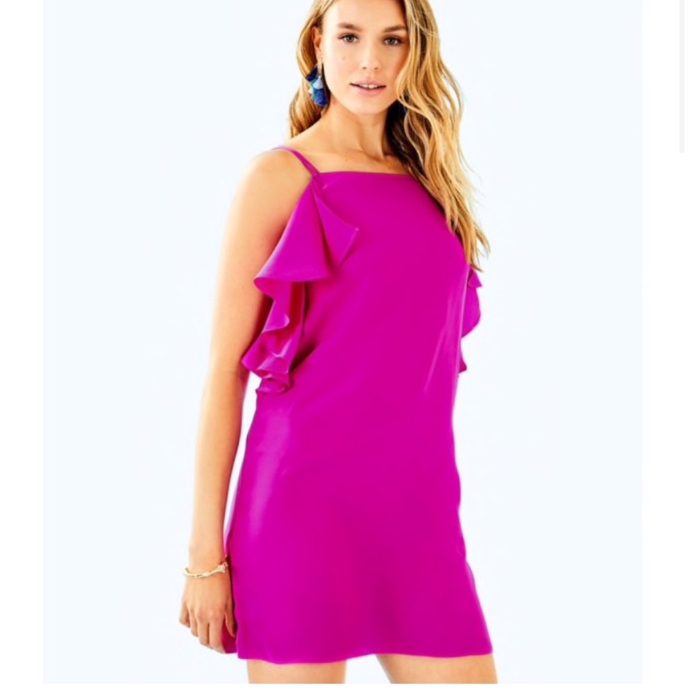 Lilly Pulitzer Kara Silk Dress - Large